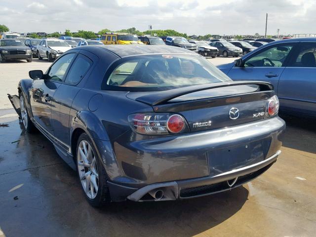 JM1FE173780215470 - 2008 MAZDA RX8 GRAY photo 3