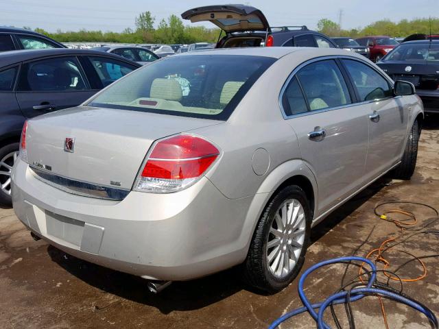 1G8ZX57739F205075 - 2009 SATURN AURA XR GOLD photo 4