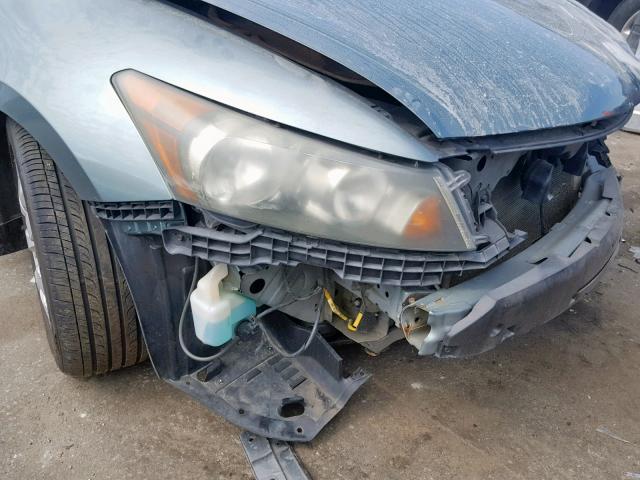 1HGCP36888A079366 - 2008 HONDA ACCORD EXL TEAL photo 10