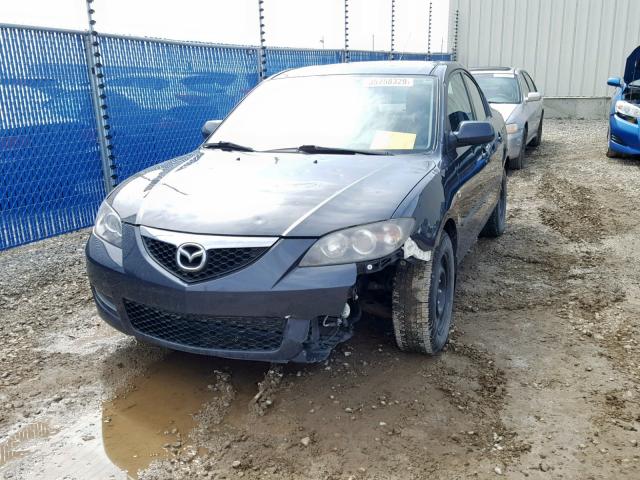 JM1BK32F481839340 - 2008 MAZDA 3 I GRAY photo 2