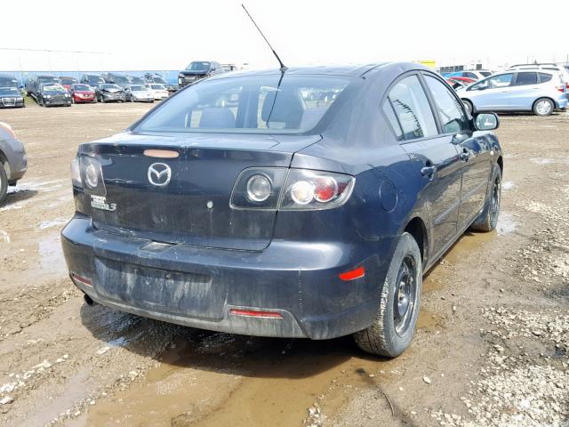 JM1BK32F481839340 - 2008 MAZDA 3 I GRAY photo 4