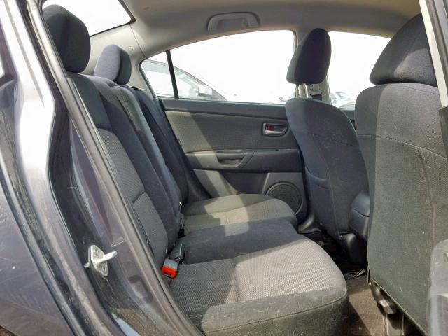 JM1BK32F481839340 - 2008 MAZDA 3 I GRAY photo 6