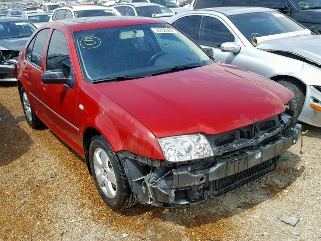 3VWSE69M24M009365 - 2004 VOLKSWAGEN JETTA GLS RED photo 1