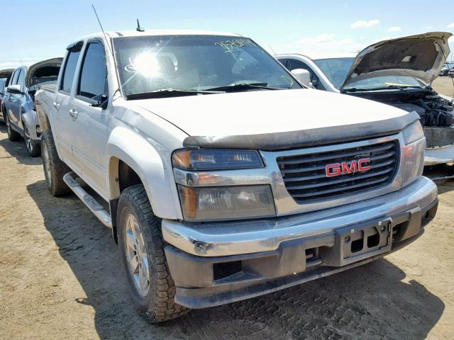 1GTJTCDE1A8110240 - 2010 GMC CANYON SLE WHITE photo 1