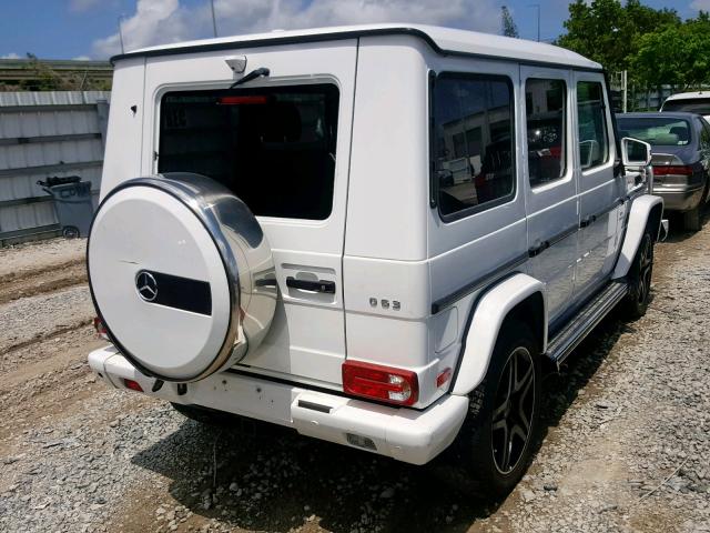 WDCYC7DF0GX254594 - 2016 MERCEDES-BENZ G 63 AMG WHITE photo 4