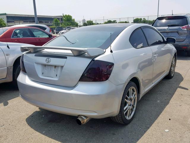 JTKDE177450021221 - 2005 TOYOTA SCION TC ვერცხლისფერი ფოტო 4