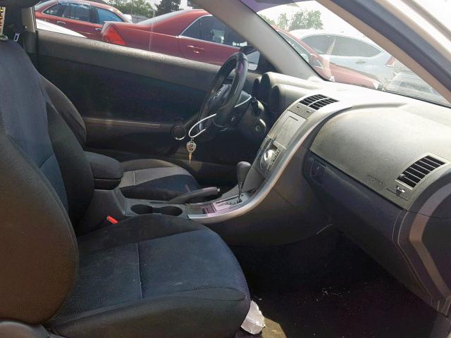 JTKDE177450021221 - 2005 TOYOTA SCION TC ვერცხლისფერი ფოტო 5