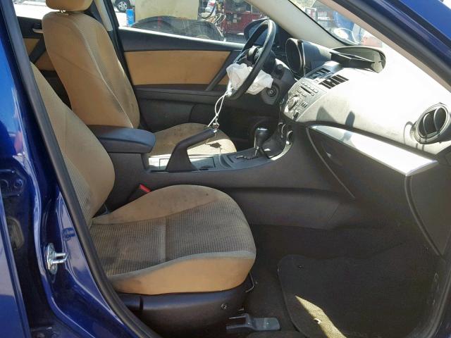 JM1BL1L70C1531275 - 2012 MAZDA 3 I BLUE photo 5