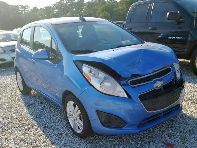 KL8CD6S92FC718990 - 2015 CHEVROLET SPARK 1LT BLUE photo 1