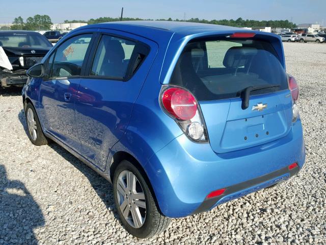 KL8CD6S92FC718990 - 2015 CHEVROLET SPARK 1LT BLUE photo 3