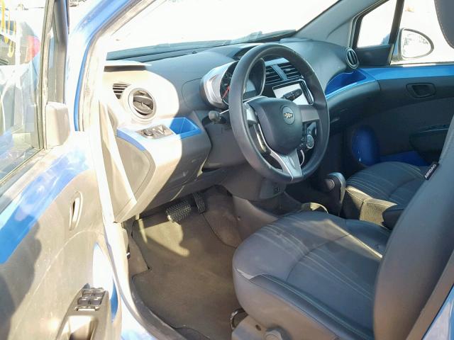 KL8CD6S92FC718990 - 2015 CHEVROLET SPARK 1LT BLUE photo 9