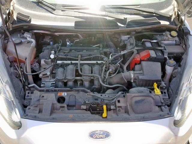 3FADP4TJ2GM172245 - 2016 FORD FIESTA S SILVER photo 7