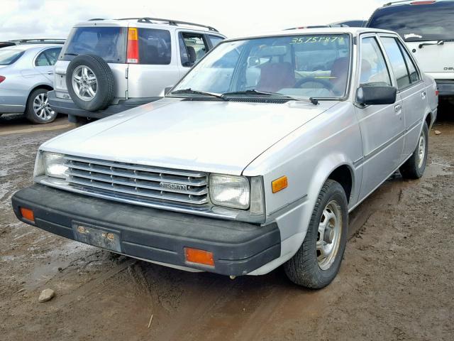 JN1HB11S2CU005736 - 1982 DATSUN SENTRA SILVER photo 2