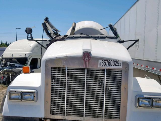 1NKWL59X96R135544 - 2006 KENWORTH CONSTRUCTI WHITE photo 9