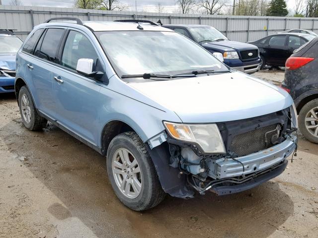 2FMDK38C98BB08277 - 2008 FORD EDGE SEL BLUE photo 1