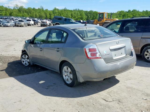 3N1AB61E38L668811 - 2008 NISSAN SENTRA 2.0 GRAY photo 3