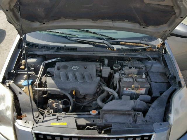 3N1AB61E38L668811 - 2008 NISSAN SENTRA 2.0 GRAY photo 7