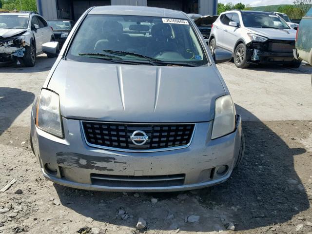 3N1AB61E38L668811 - 2008 NISSAN SENTRA 2.0 GRAY photo 9