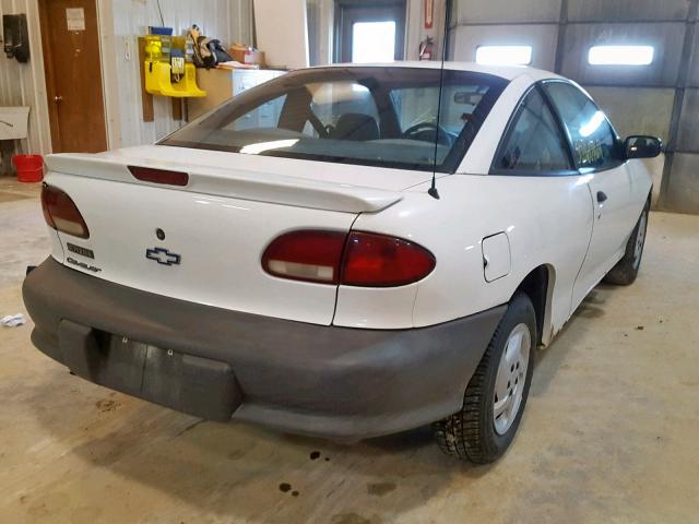 1G1JC1242X7125853 - 1999 CHEVROLET CAVALIER B WHITE photo 4