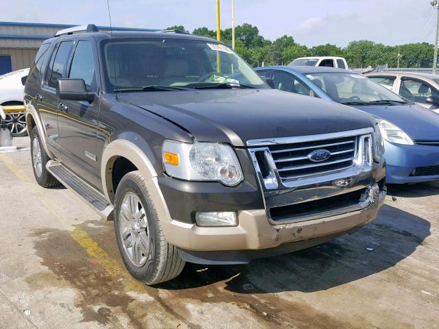 1FMEU64E47UB51179 - 2007 FORD EXPLORER E GRAY photo 1