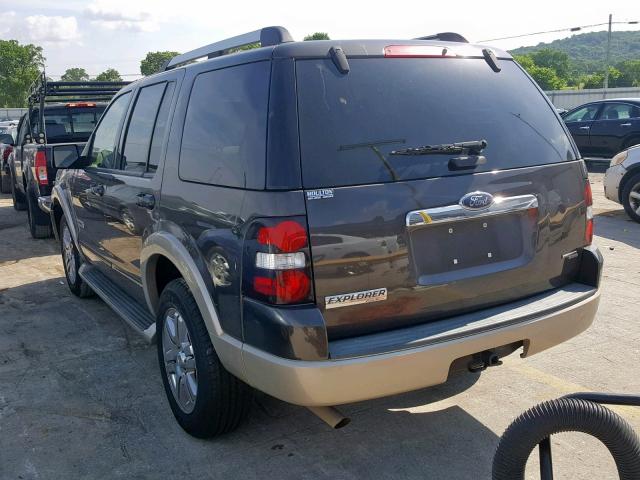 1FMEU64E47UB51179 - 2007 FORD EXPLORER E GRAY photo 3