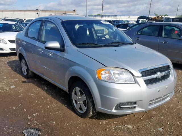 KL1TD5DE1BB217317 - 2011 CHEVROLET AVEO LS SILVER photo 1