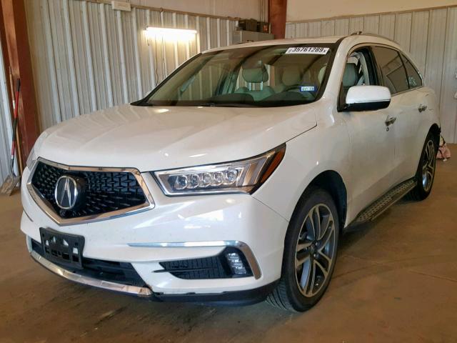 5FRYD4H92HB040061 - 2017 ACURA MDX ADVANC WHITE photo 2