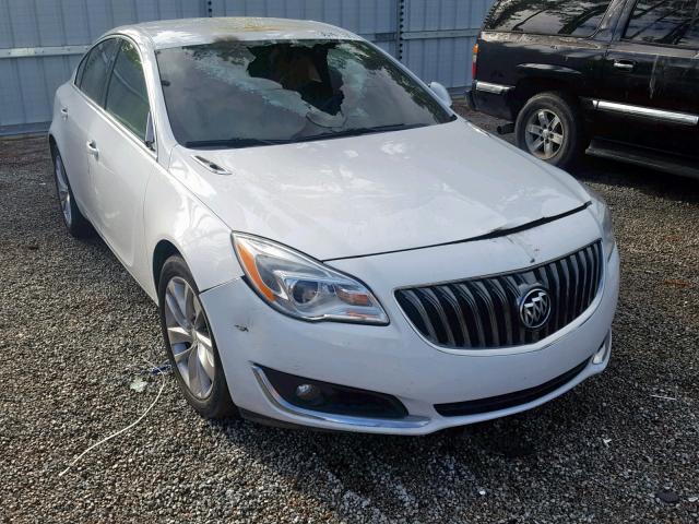 2G4GN5EX7F9211550 - 2015 BUICK REGAL PREM WHITE photo 1