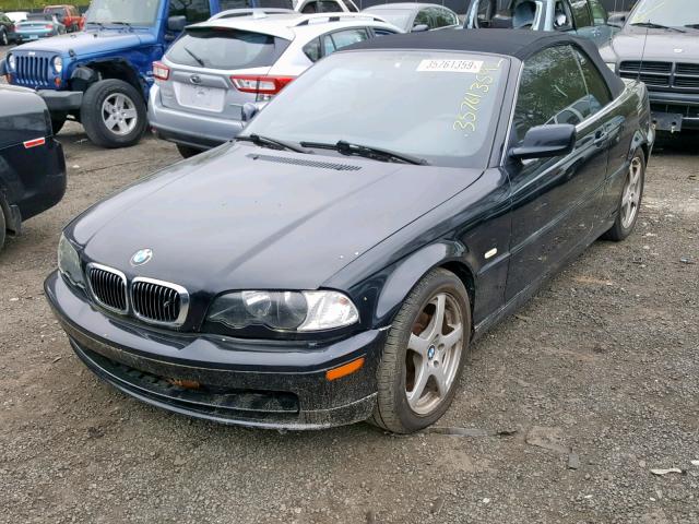 WBABR3341YEA82754 - 2000 BMW 323 CI BLACK photo 2