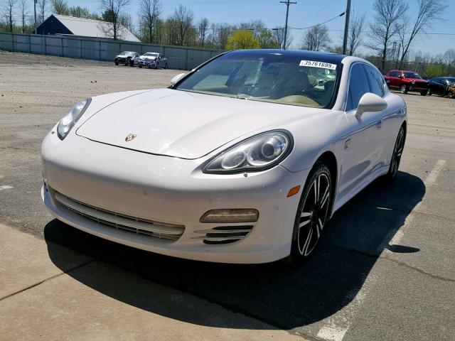 WP0AB2A75BL060895 - 2011 PORSCHE PANAMERA S WHITE photo 2