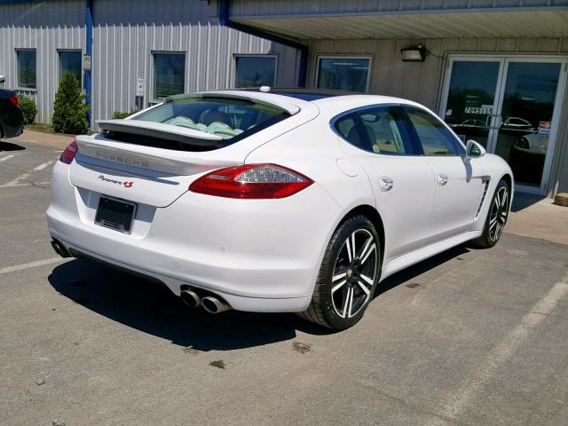 WP0AB2A75BL060895 - 2011 PORSCHE PANAMERA S WHITE photo 4