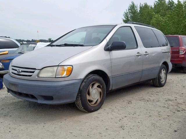 4T3ZF13C83U509996 - 2003 TOYOTA SIENNA LE TAN photo 2