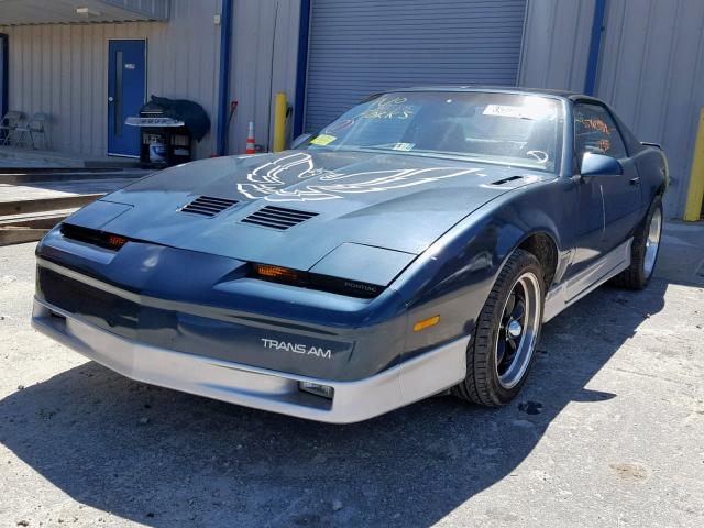 1G2FW87F2GL249592 - 1986 PONTIAC FIREBIRD T BLUE photo 2