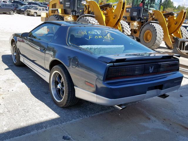 1G2FW87F2GL249592 - 1986 PONTIAC FIREBIRD T BLUE photo 3