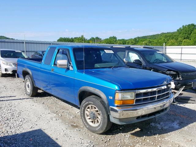 1B7GL23Y0NS544948 - 1992 DODGE DAKOTA BLUE photo 1