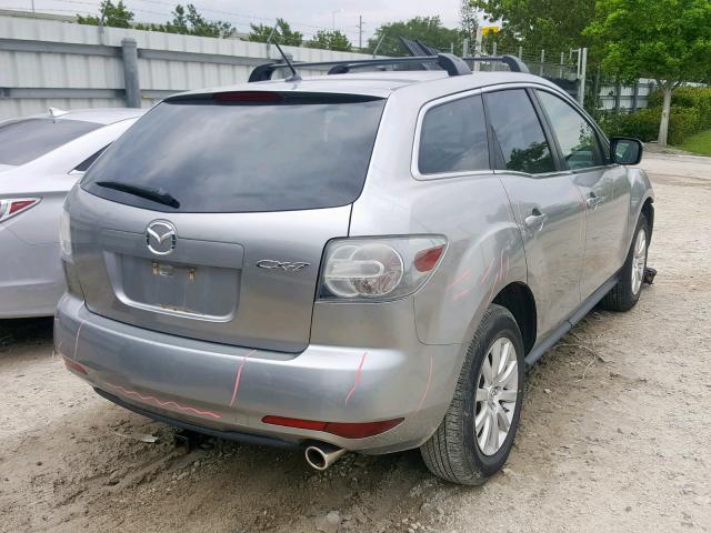 JM3ER2WM4A0318858 - 2010 MAZDA CX-7 SILVER photo 4