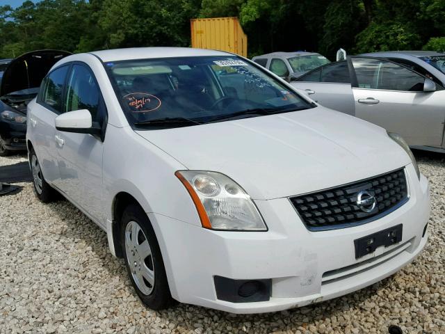 3N1AB61E87L691211 - 2007 NISSAN SENTRA 2.0 WHITE photo 1