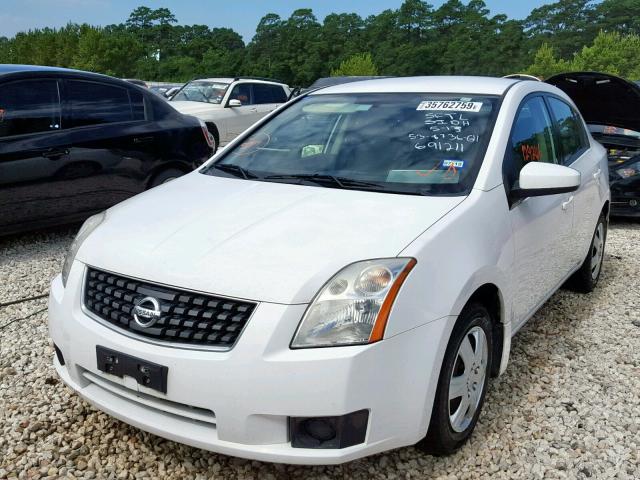 3N1AB61E87L691211 - 2007 NISSAN SENTRA 2.0 WHITE photo 2