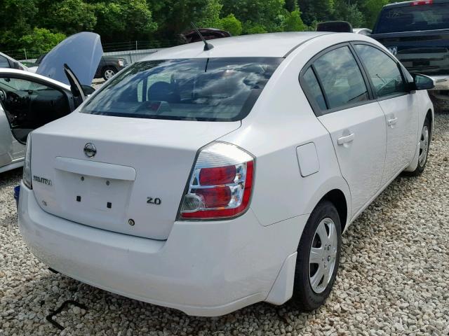 3N1AB61E87L691211 - 2007 NISSAN SENTRA 2.0 WHITE photo 4