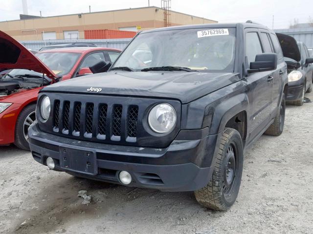 1C4NJRAB1GD551340 - 2016 JEEP PATRIOT BLACK photo 2