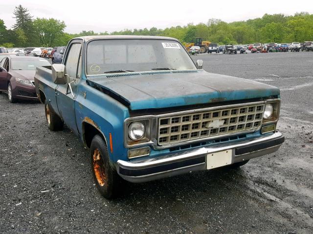 CCL448B122973 - 1978 CHEVROLET C/K1500 BLUE photo 1