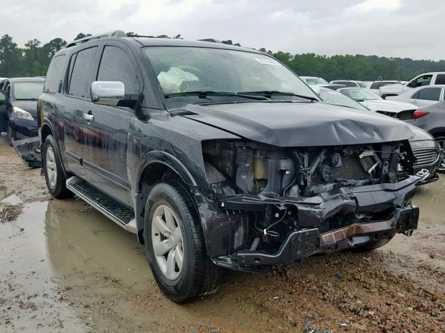 5N1BA0ND8AN602100 - 2010 NISSAN ARMADA SE BLACK photo 1