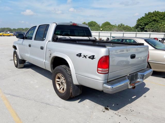 1D7HG48NX3S302934 - 2003 DODGE DAKOTA QUAD SLT  photo 3