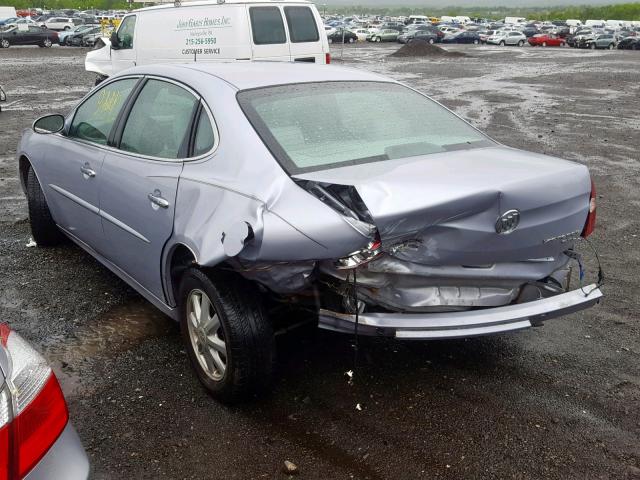 2G4WD532551295127 - 2005 BUICK LACROSSE C SILVER photo 3