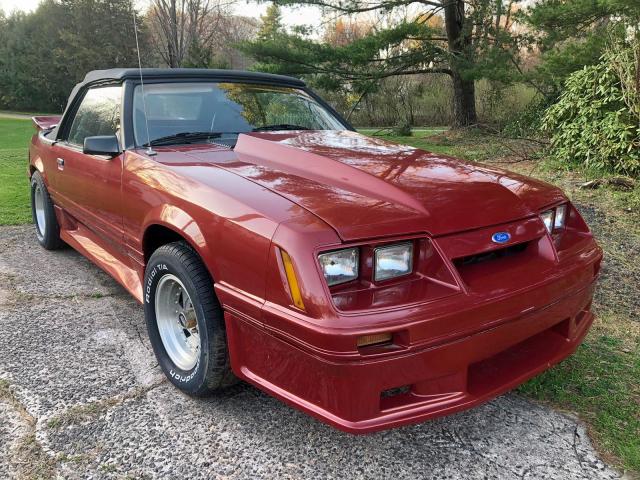 1FABP27M3FF211357 - 1985 FORD MUSTANG LX RED photo 1