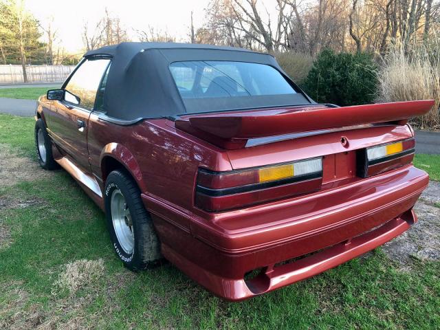1FABP27M3FF211357 - 1985 FORD MUSTANG LX RED photo 2