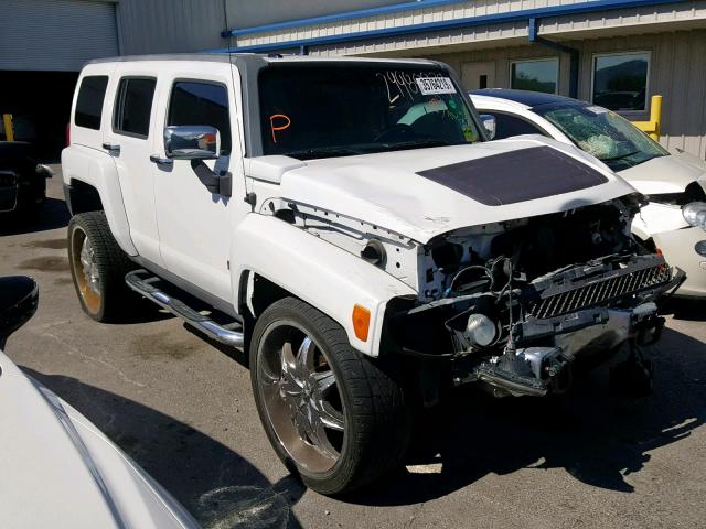 5GTEN13E188161449 - 2008 HUMMER H3 WHITE photo 1