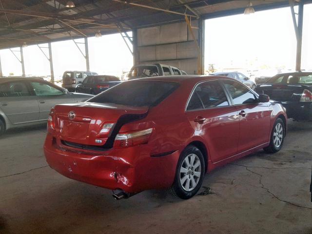 4T1BB46K09U110566 - 2009 TOYOTA CAMRY HYBR RED photo 4