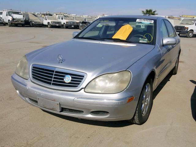 WDBNG70J1YA063339 - 2000 MERCEDES-BENZ S 430 SILVER photo 2