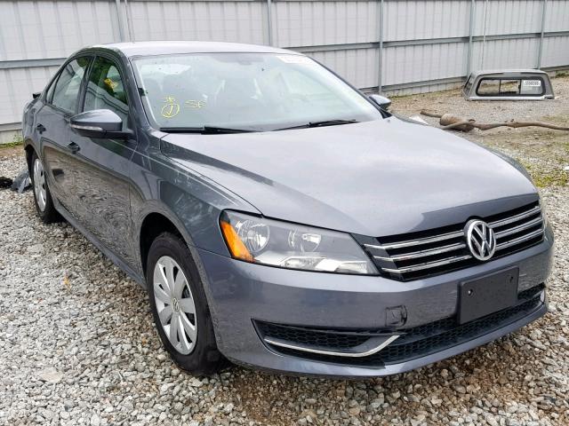 1VWAP7A30CC089165 - 2012 VOLKSWAGEN PASSAT S GRAY photo 1